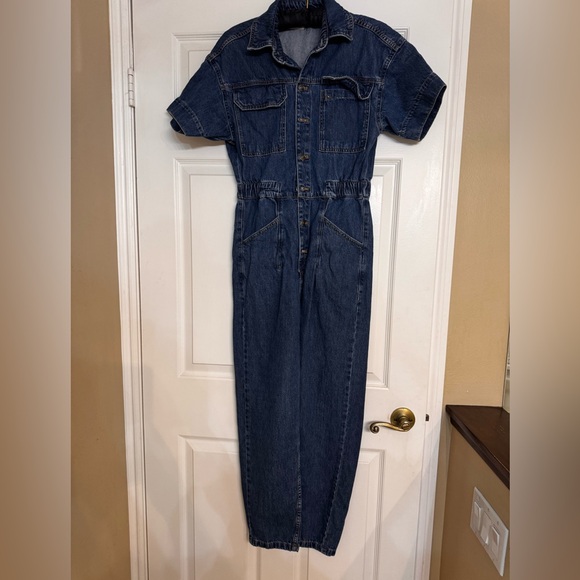 Free People Denim Jumpsuit - Picture 2 of 3
